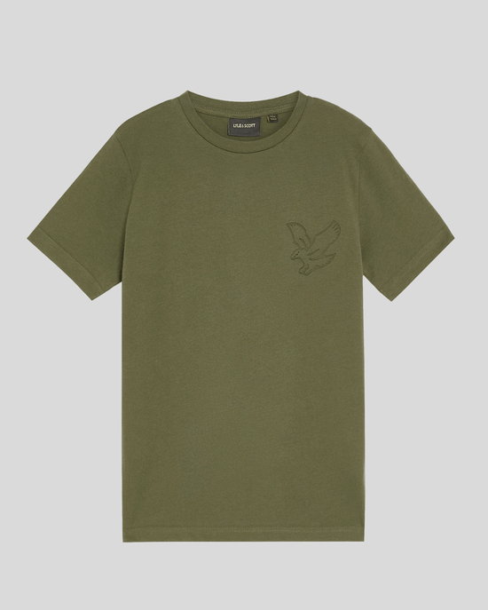 Lyle & Scott Jungen-T-Shirt mit geprägtem Adler - Grün - Image 5