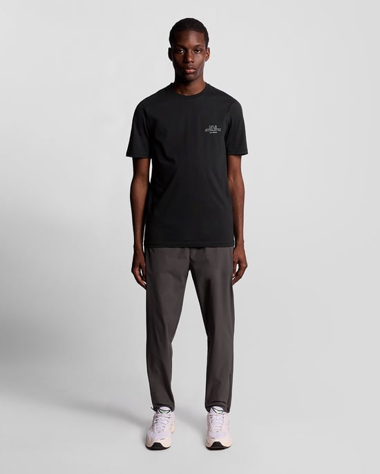 Lyle & Scott Sports Lyle Athletic T-Shirt – Schwarz - Image 2