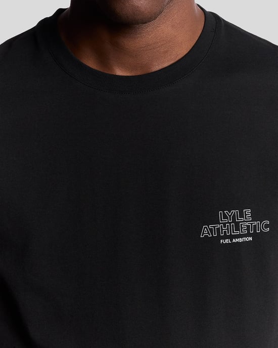 Lyle & Scott Sports Lyle Athletic T-Shirt – Schwarz - Image 3