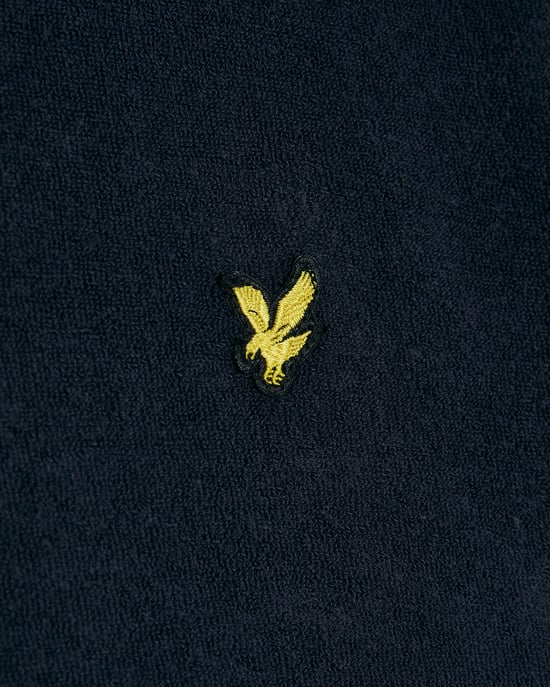 Lyle & Scott Frottee-T-Shirt für Jungen – Marineblau - Image 5