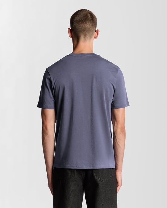 Lyle & Scott Baumwoll Crew Neck T-Shirt - Grau - Image 4