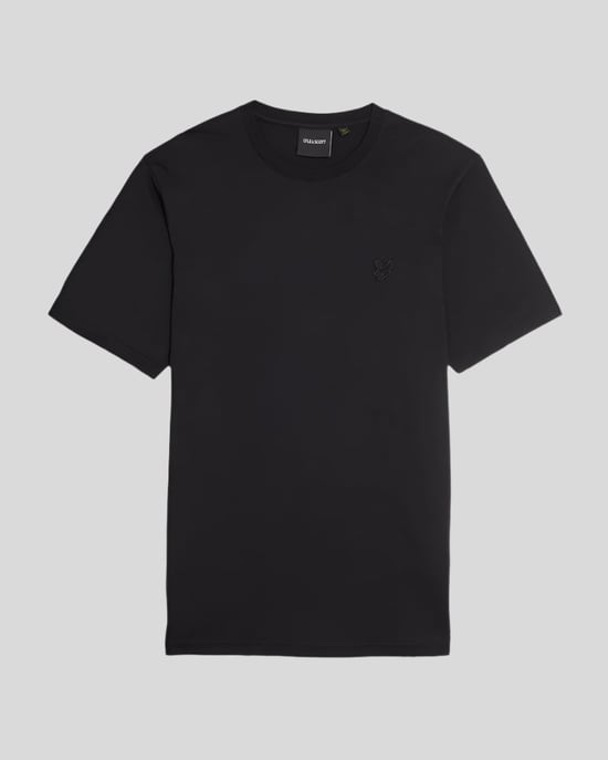 Lyle & Scott T-Shirt aus superfeiner Baumwolle – Schwarz - Image 5