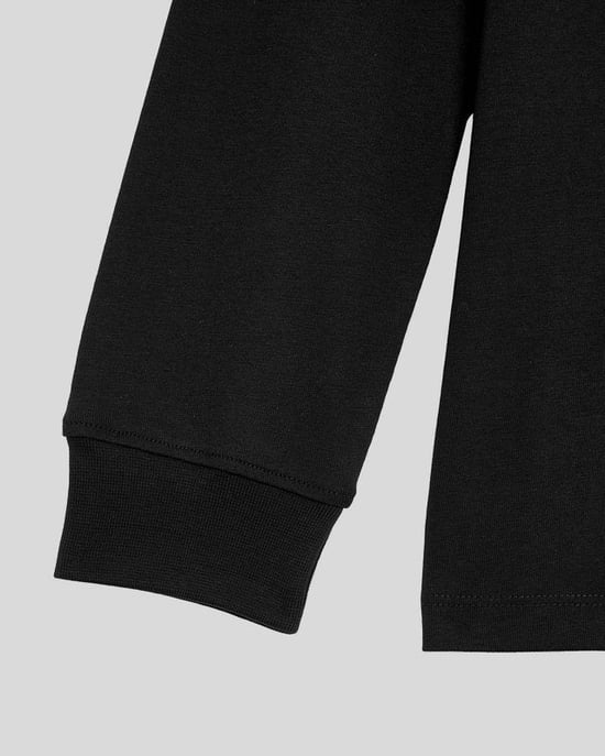 Lyle & Scott Jungen Langarm-Baumwoll-T-Shirt - Schwarz - Image 3