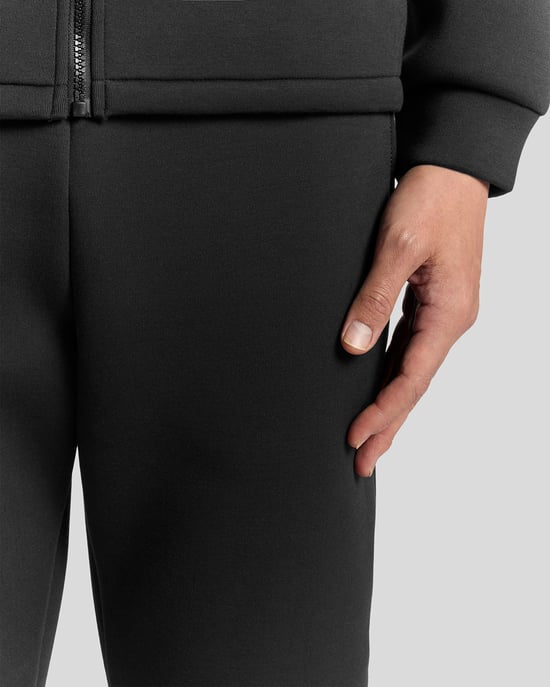 Lyle & Scott Neopren-Jogginghose – Schwarz - Image 3