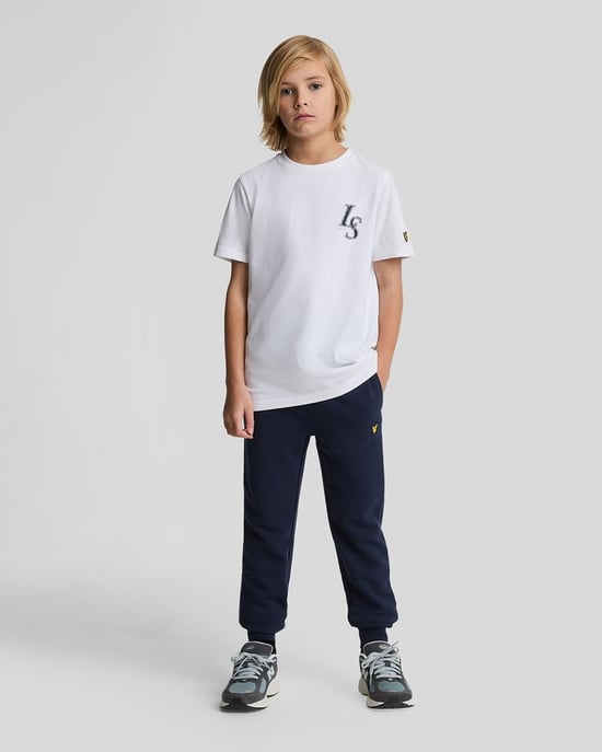 Lyle & Scott Baumwoll-Jogginghose für Jungen – Marineblau - Image 1