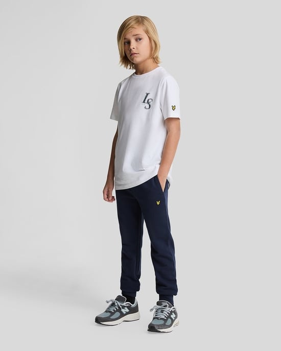Lyle & Scott Baumwoll-Jogginghose für Jungen – Marineblau - Image 2