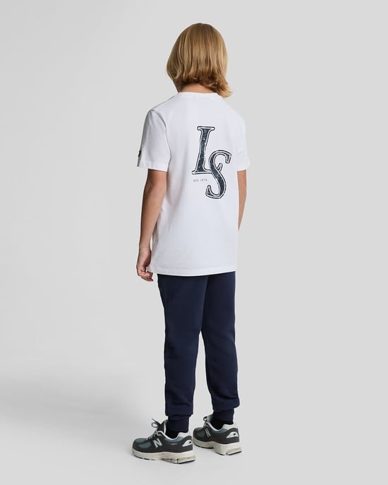 Lyle & Scott Baumwoll-Jogginghose für Jungen – Marineblau - Image 3