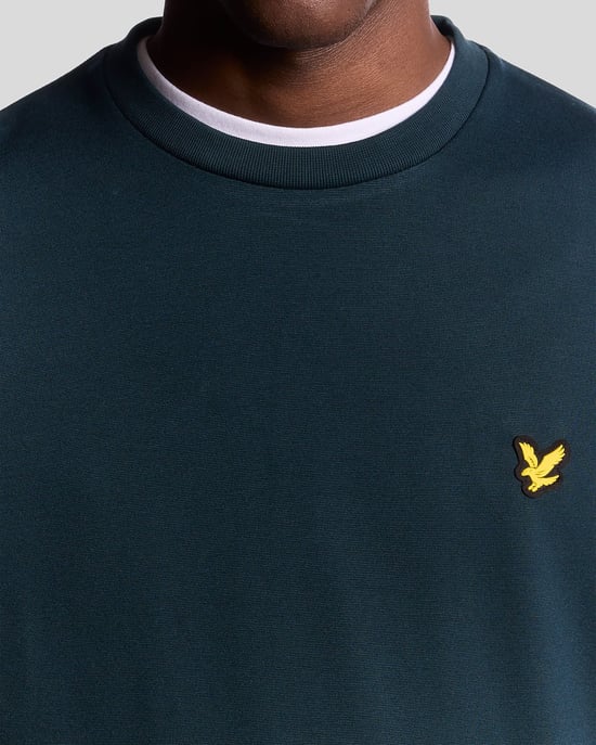 Lyle & Scott Sports Leichtes Sweatshirt – Marineblau - Image 3