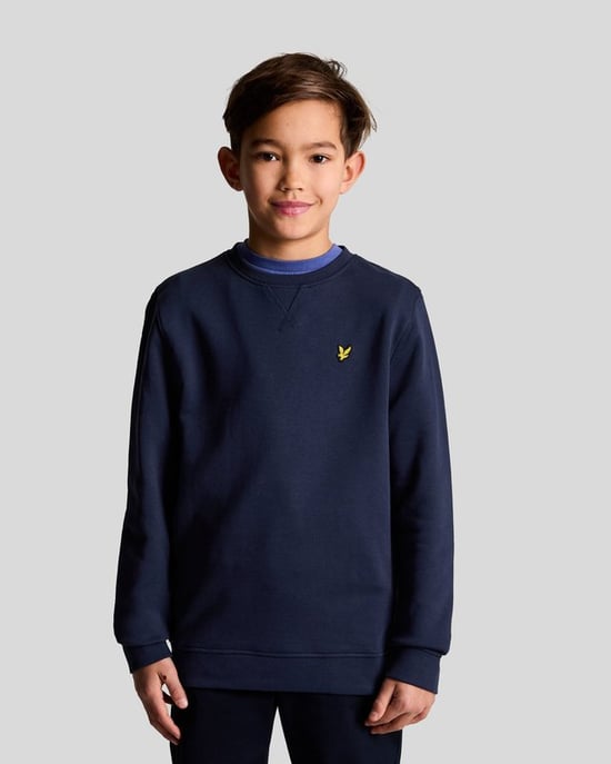 Lyle & Scott Jungen Klassisches Sweatshirt mit Rundhalsausschnitt - Marineblau - Image 1