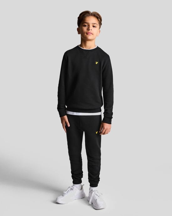 Lyle & Scott Jungen Klassisches Sweatshirt mit Rundhalsausschnitt - Schwarz - Image 2