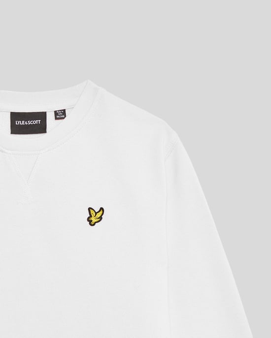 Lyle & Scott Jungen Klassisches Sweatshirt mit Rundhalsausschnitt - Weiß - Image 2