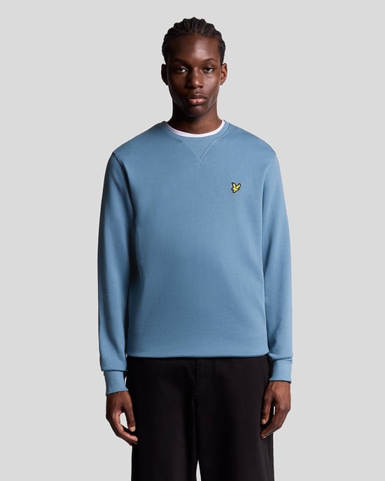 Lyle & Scott Baumwoll Rundhals Sweatshirt - Blau - Image 1