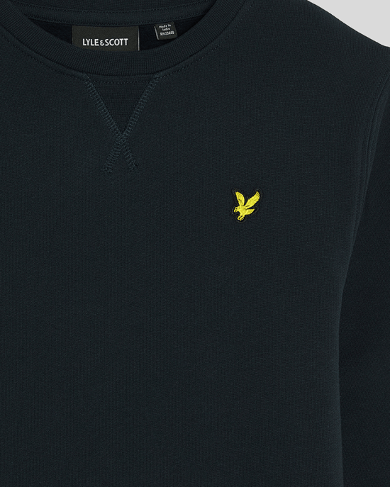Lyle & Scott Jungen Klassisches Sweatshirt mit Rundhalsausschnitt - Marineblau - Image 3