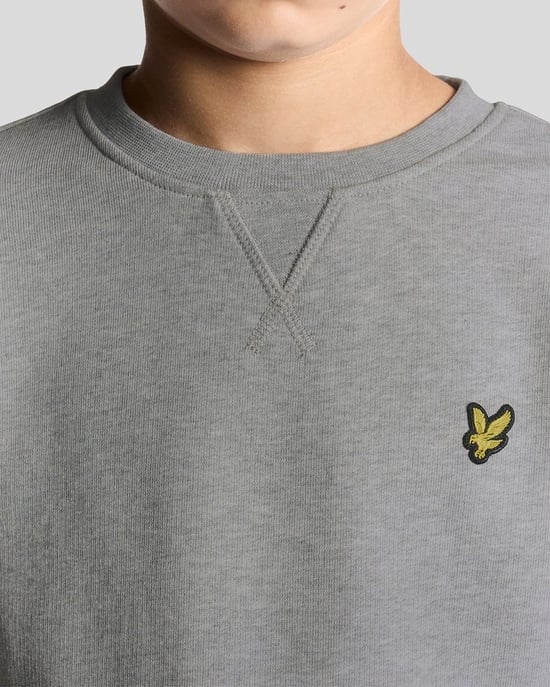 Lyle & Scott Jungen Klassisches Sweatshirt mit Rundhalsausschnitt - Grau - Image 3