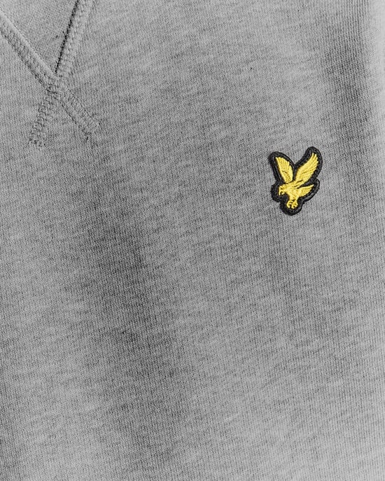 Lyle & Scott Jungen Klassisches Sweatshirt mit Rundhalsausschnitt - Grau - Image 5