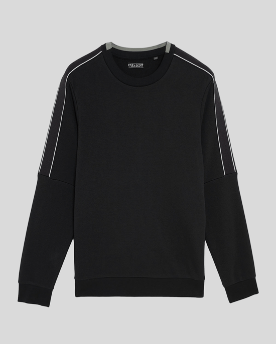 Lyle & Scott Sweatshirt mit Sportband - Schwarz - Image 1