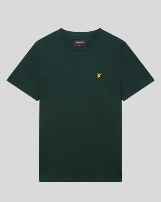 Lyle & Scott Baumwoll-T-Shirt mit Rundhalsausschnitt - Grün - Image 5