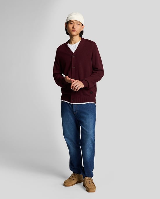 Lyle & Scott – Tapered-Jeans in normaler Passform – Blau - Image 1