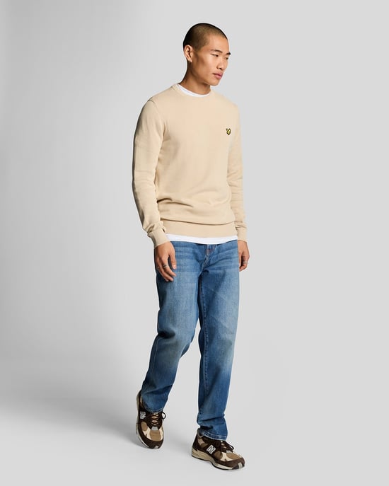 Lyle & Scott – Tapered-Jeans in normaler Passform – Blau - Image 2