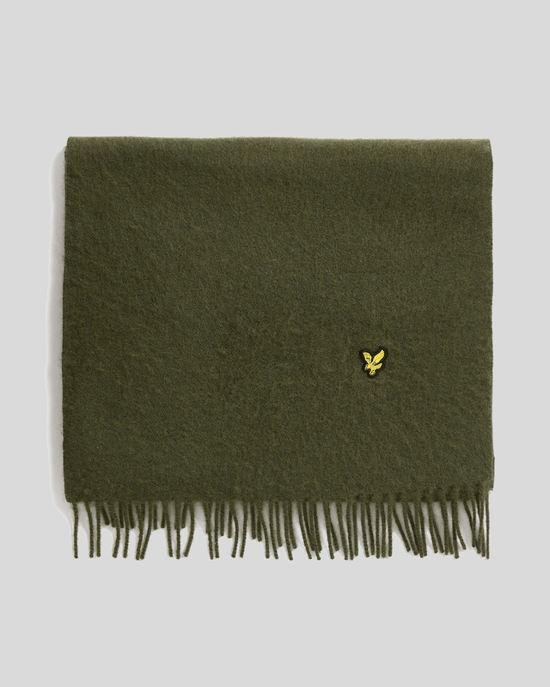 Lyle & Scott Schal aus Lammwollmischung - Grün - Image 1