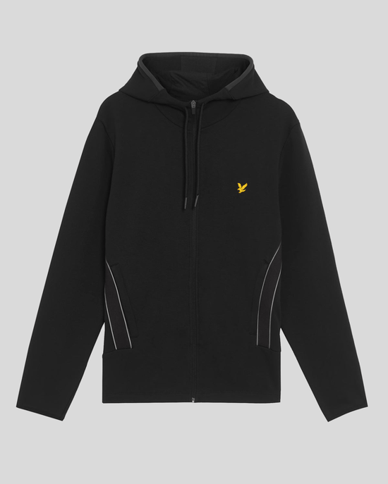 Lyle & Scott Sports Tape Trainingsjacke – Schwarz - Image 5