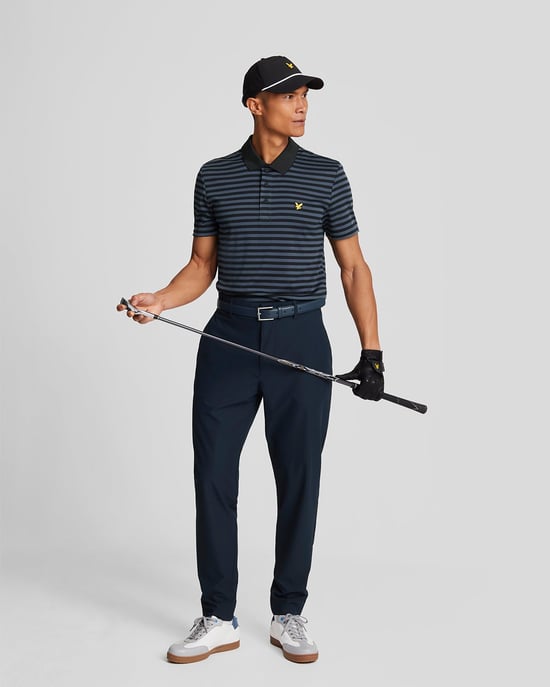 Lyle & Scott Leichte technische Golf-Trainingshose – Marineblau - Image 1