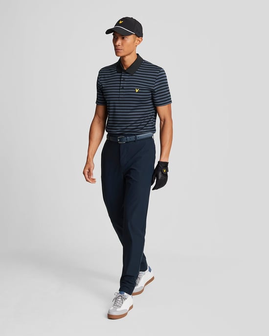 Lyle & Scott Leichte technische Golf-Trainingshose – Marineblau - Image 2