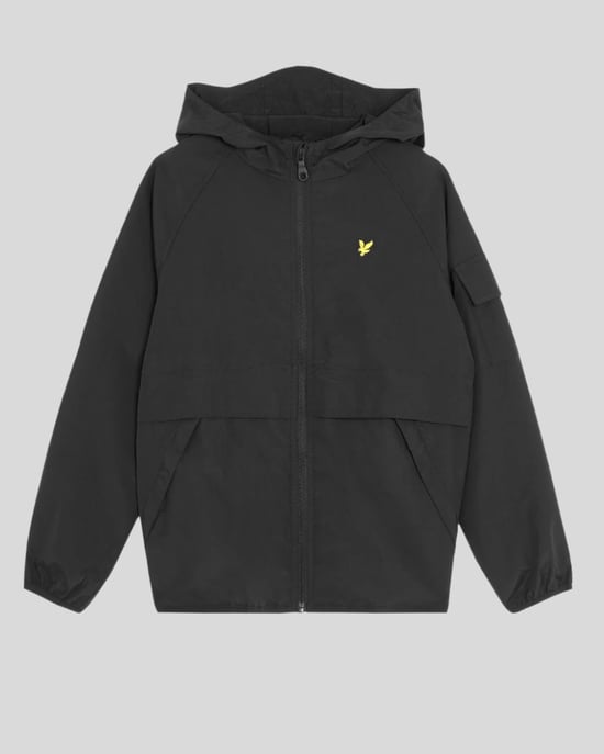 Lyle & Scott Windbreaker-Jacke mit Kapuze für Jungen – Schwarz - Image 5