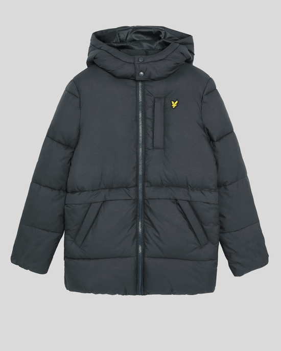 Lyle & Scott Jungen-Steppmantel aus Ripstop, Marineblau - Image 1