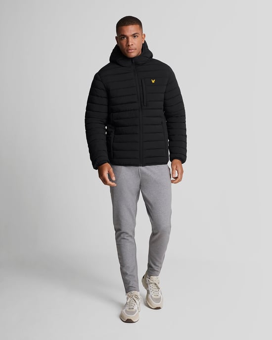 Lyle & Scott Sports Leichte Pufferjacke – Schwarz - Image 2