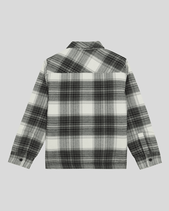 Lyle & Scott Jungenjacke mit gebürstetem Karomuster, Schwarz - Image 2