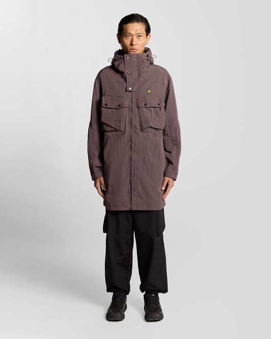 Lyle & Scott Wasserabweisender Guard Parka - Braun - Image 2