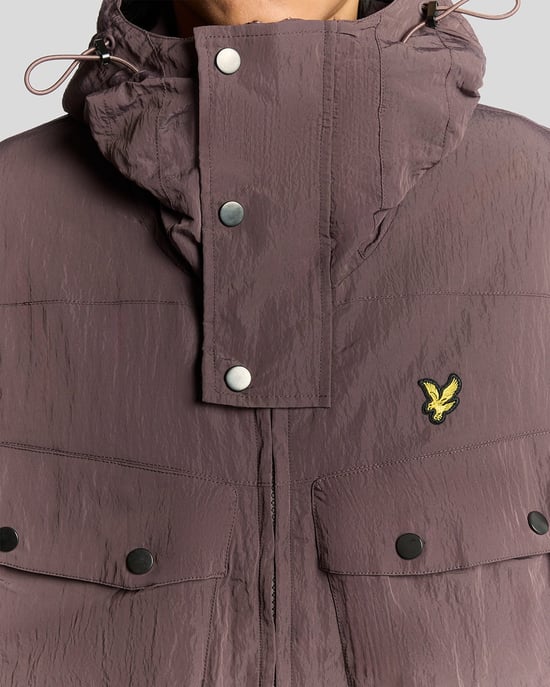 Lyle & Scott Wasserabweisender Guard Parka - Braun - Image 3