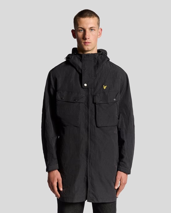 Lyle & Scott Wasserabweisender Guard Parka - Schwarz - Image 1