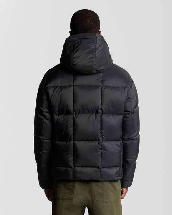 Lyle & Scott Square Cocoon Pufferjacke - Schwarz - Image 4