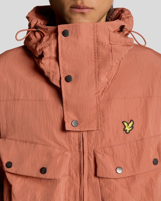 Lyle & Scott Wasserabweisender Guard Parka - Rot - Image 3