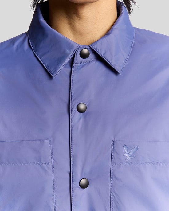Lyle & Scott Wasserabweisendes Isoliertes Hemdjacke - Blau - Image 3