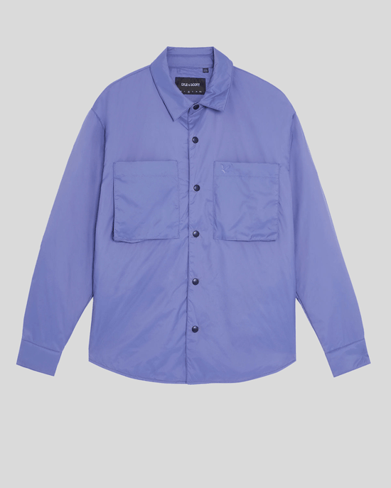 Lyle & Scott Wasserabweisendes Isoliertes Hemdjacke - Blau - Image 5