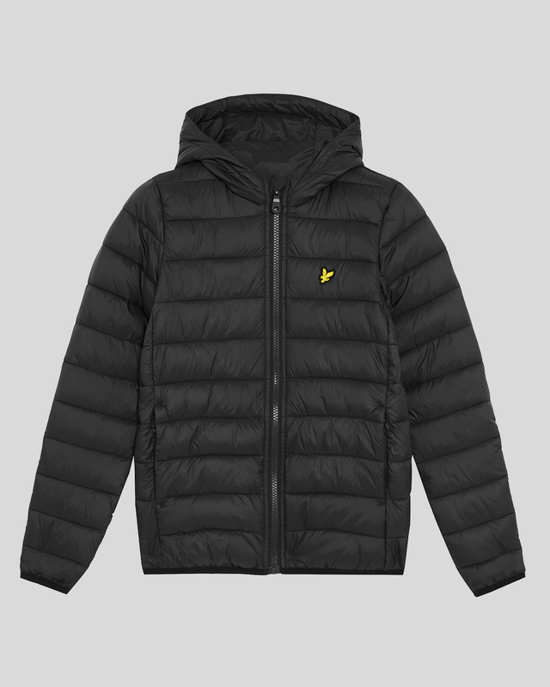 Lyle & Scott Leichte, wattierte Jacke für Jungen – Schwarz - Image 5