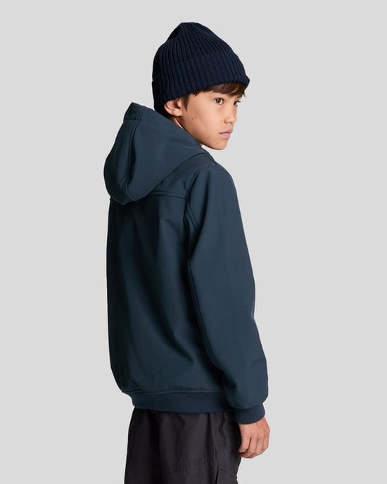 Lyle & Scott Softshell-Kapuzenjacke für Jungen – Marineblau - Image 3