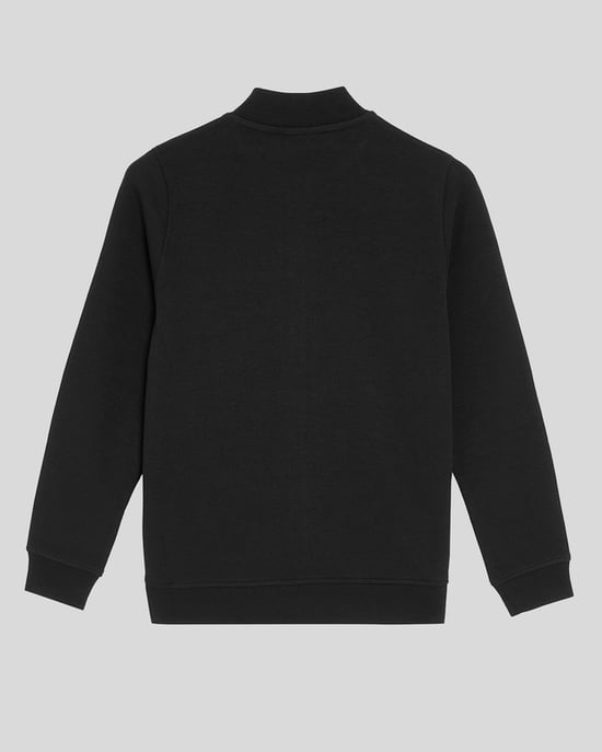 Lyle & Scott Trainingsjacke mit geprägtem Adler für Jungen – Schwarz - Image 2