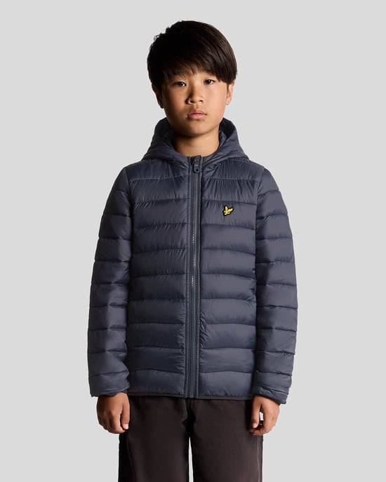 Lyle & Scott Leichte, wattierte Jacke für Jungen – Marineblau - Image 1