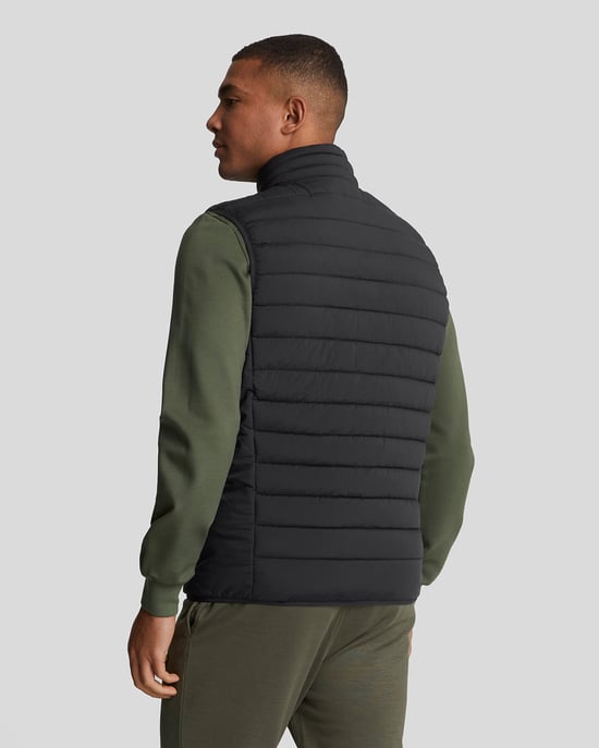 Lyle & Scott Sports Leichte Pufferjacke – Schwarz - Image 3