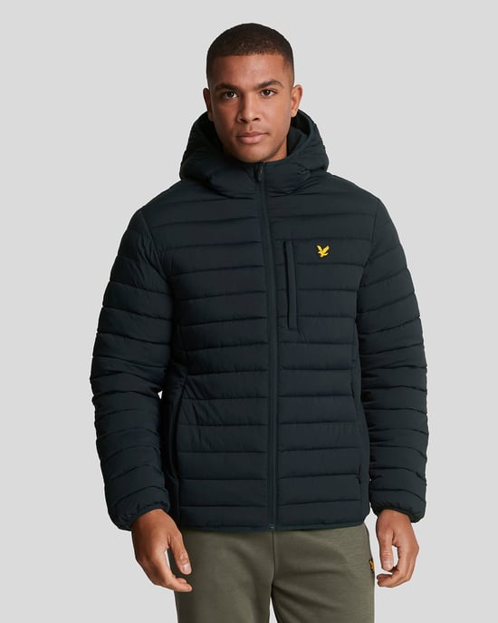 Lyle & Scott Sports Leichte Pufferjacke – Marineblau - Image 1