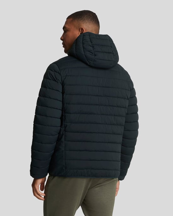 Lyle & Scott Sports Leichte Pufferjacke – Marineblau - Image 3