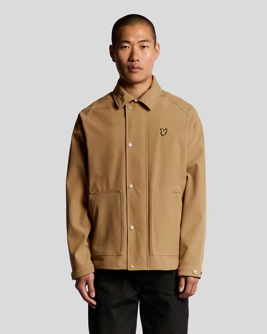 Lyle & Scott Softshell-Arbeitsjacke – Braun - Image 1