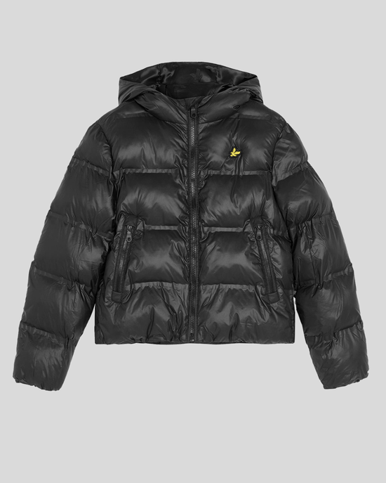 Lyle & Scott Kurzer Puffermantel für Jungen - Schwarz - Image 1