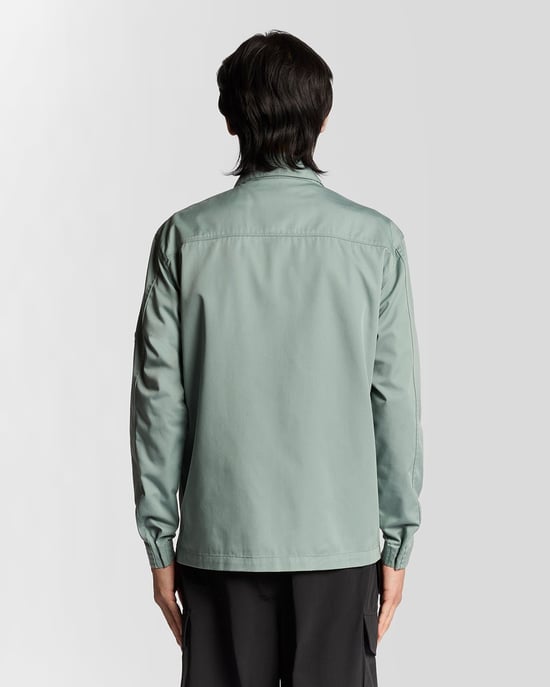 Lyle & Scott Multi Pocket Full Zip Overshirt - Blau - Image 4