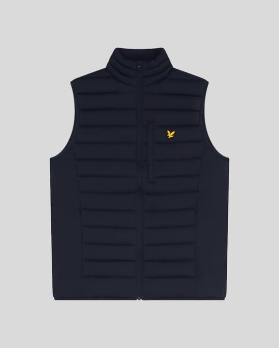 Lyle & Scott Sports Leichte Pufferjacke – Marineblau - Image 5