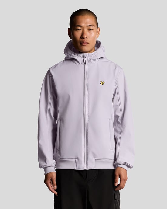 Lyle & Scott Softshelljacke mit Fleecefutter – Rosa - Image 1